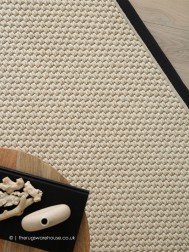 Korra Double Charcoal Cream Rug - Thumbnail - 4