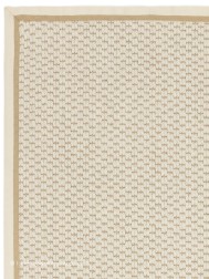 Korra Double Cream Linen Rug - Thumbnail - 7