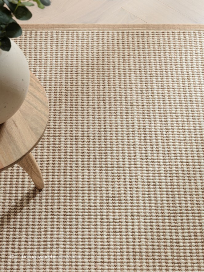 Korra Linen Cream Rug - 3