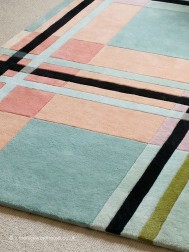 Tartan Blue Mix Rug - Thumbnail - 4