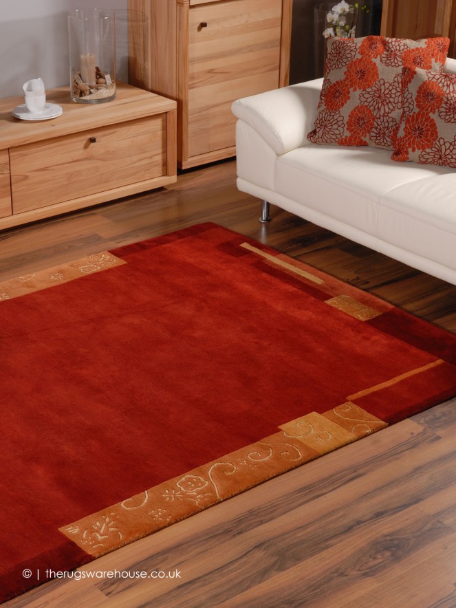 Miraya Red Rug - 3
