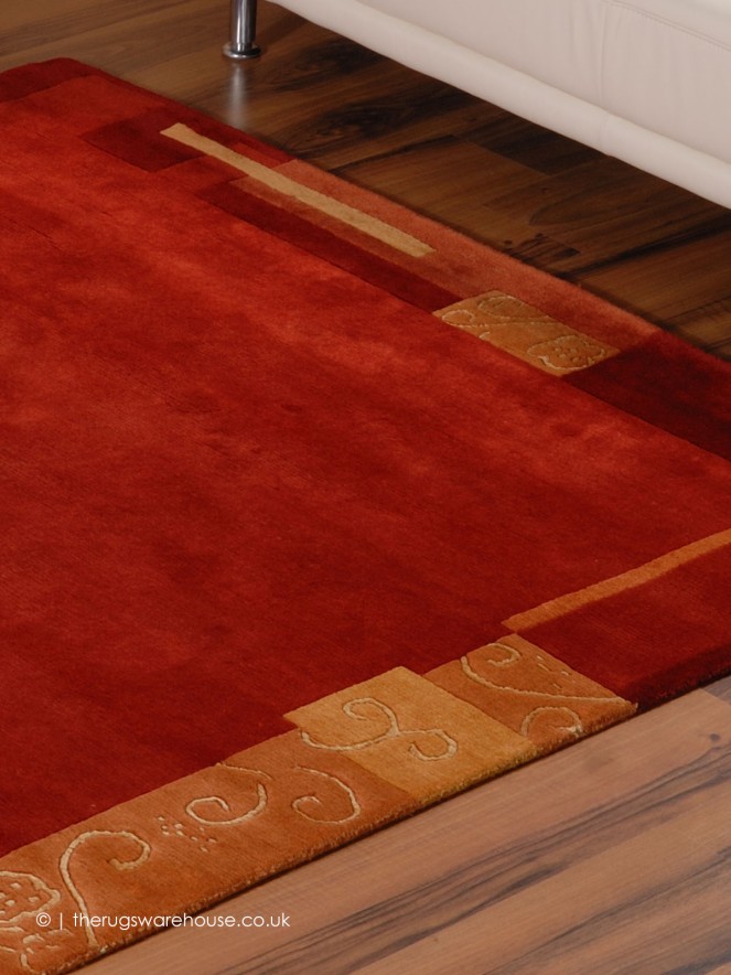 Miraya Red Rug - 5