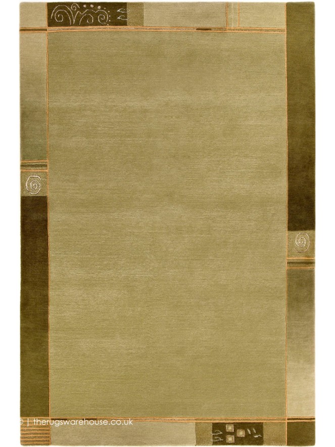 Pharan Green Rug - 6