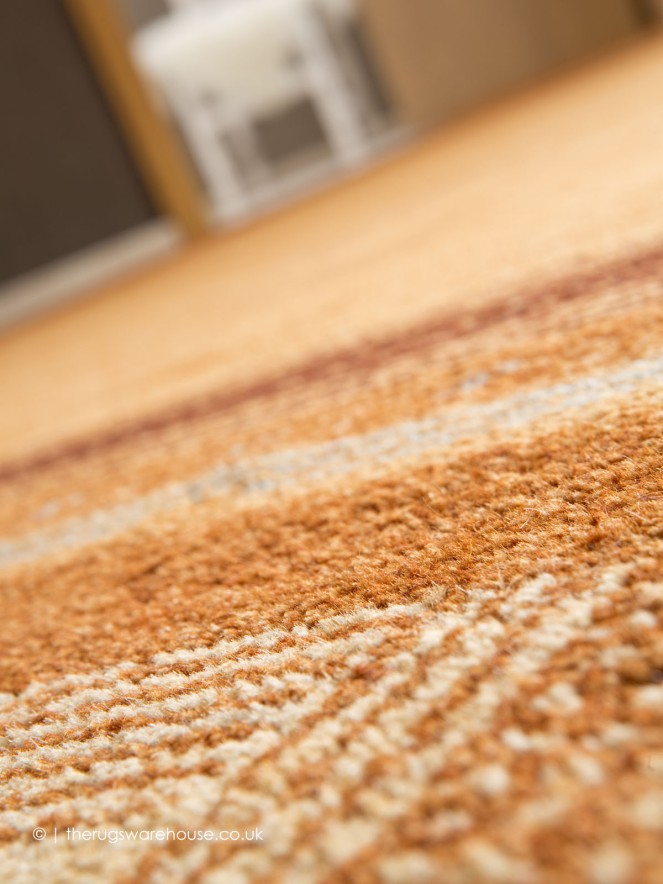 Sarasar Orange Rug - 5