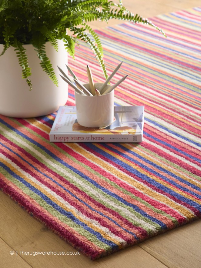 Fine Stripes Multi Rug - 3