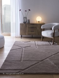 Stack Grey Mauve Rug - Thumbnail - 2