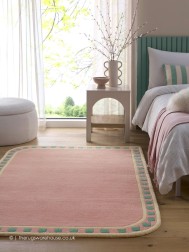 Borderline Pink Rug - Thumbnail - 2