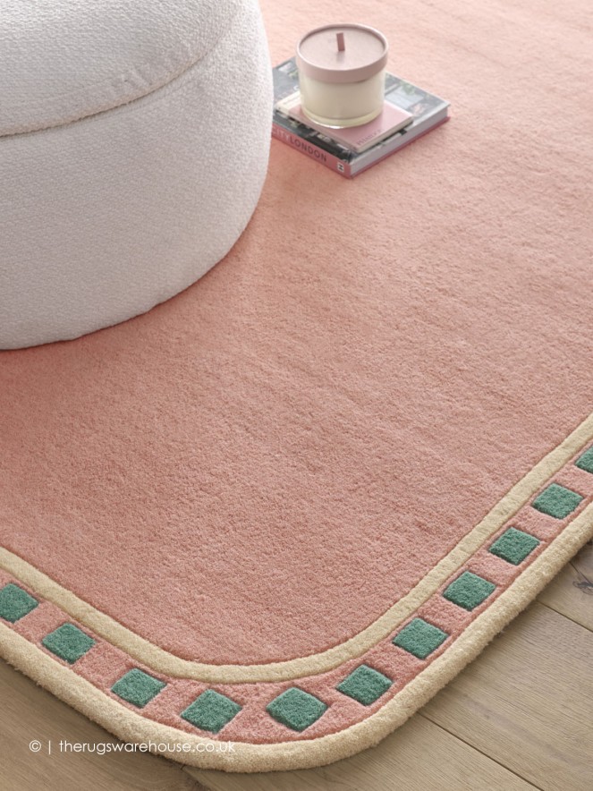 Borderline Pink Rug - 3