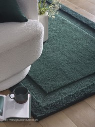 Bordino Stacked Dark Green Rug - Thumbnail - 3
