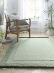 Bordino Stacked Soft Green Rug - Thumbnail - 2