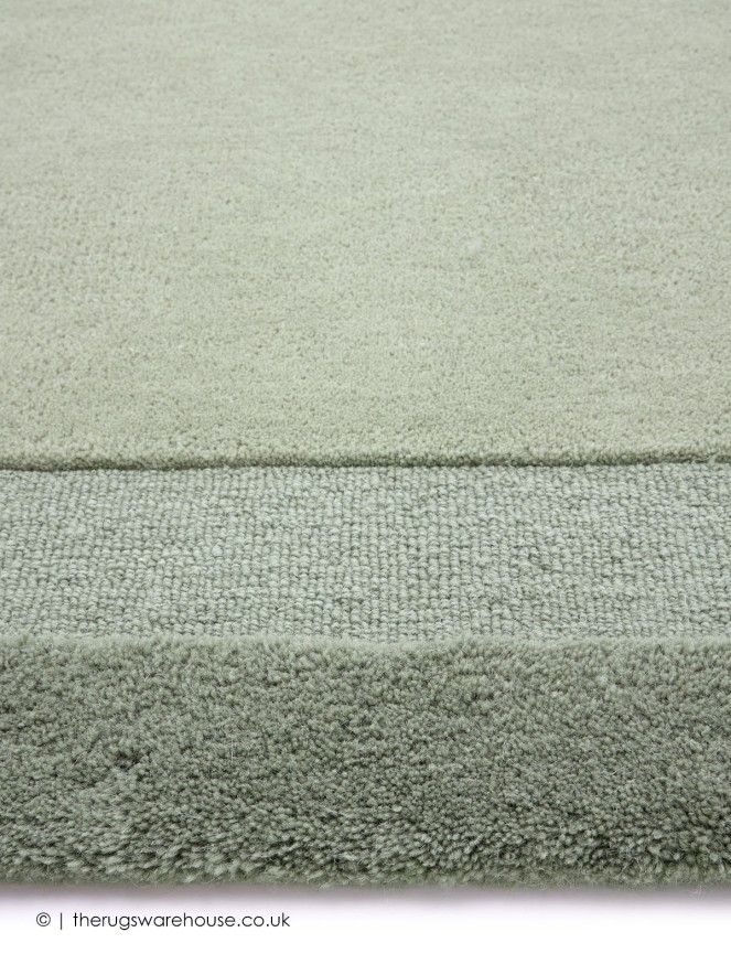 Bordino Stacked Soft Green Rug - 4