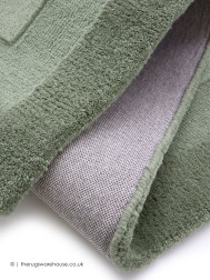 Bordino Stacked Soft Green Rug - Thumbnail - 5