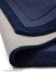 Bordino Stacked Blue Rug - Thumbnail - 5