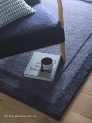 Bordino Stacked Blue Rug - Thumbnail - 3