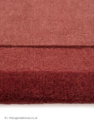 Bordino Stacked Wine Red Rug - Thumbnail - 4