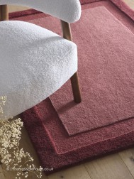 Bordino Stacked Wine Red Rug - Thumbnail - 3