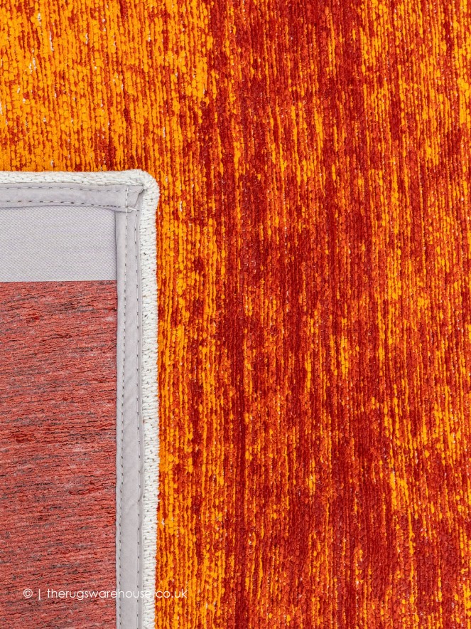 Brush Orange Rug - 8
