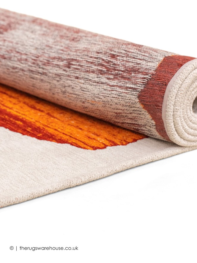 Brush Orange Rug - 5