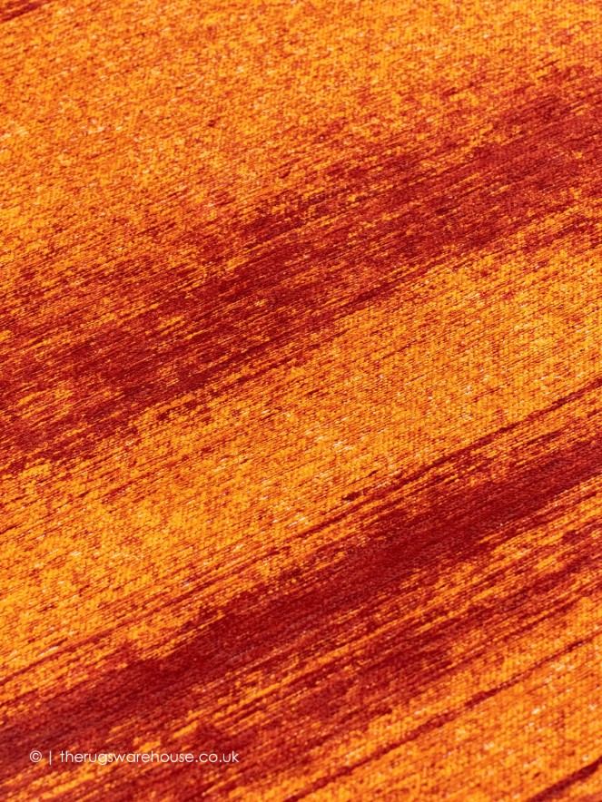 Brush Orange Rug - 6