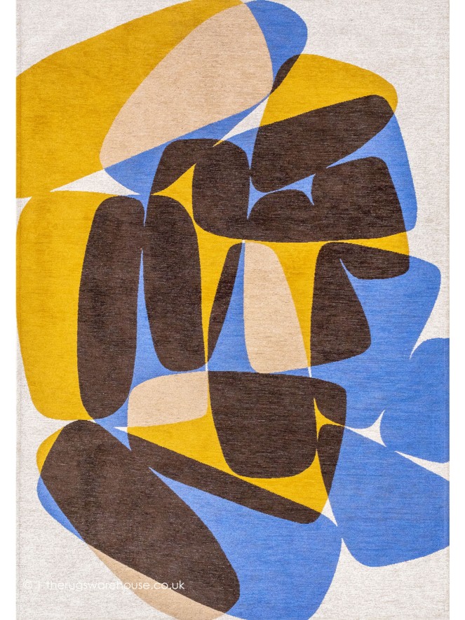 Stones Sunny Blue Rug - 11