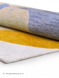 Stones Sunny Blue Rug - Thumbnail - 5