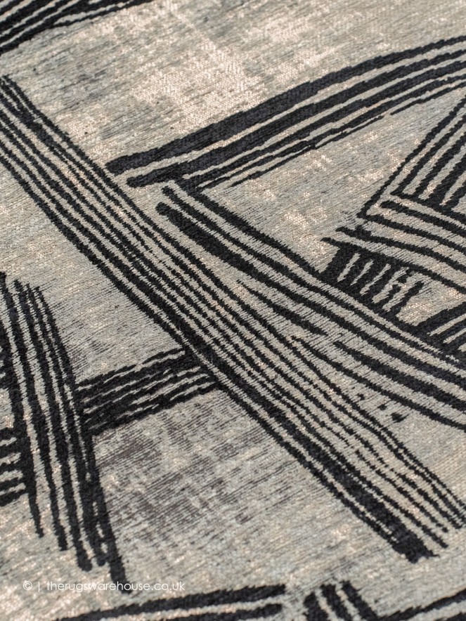 Kanji Dark Street Rug - 9