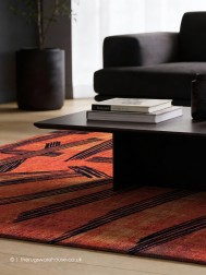 Kanji Ginger Choco Rug - Thumbnail - 2