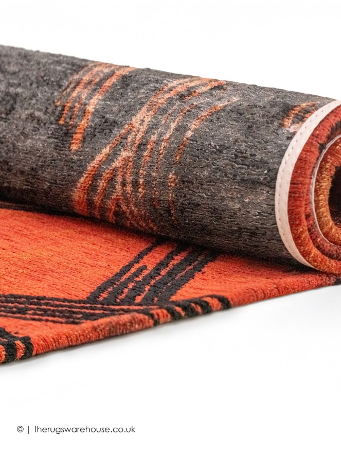 Kanji Ginger Choco Rug - 6