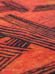 Kanji Ginger Choco Rug - Thumbnail - 9