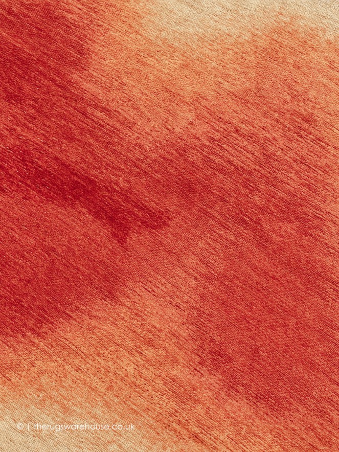 Aquarelle Rust Rug - 7