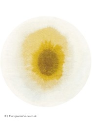Drop Gold Moss Circle Rug - Thumbnail - 2