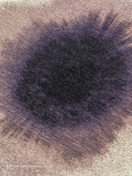 Drop Purple Smoke Circle Rug - Thumbnail - 5