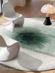 Drop Green Day Circle Rug - Thumbnail - 2