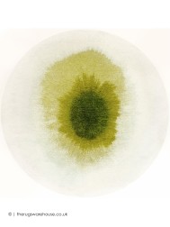 Drop Green Pepper Circle Rug - Thumbnail - 7