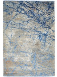 Emerald Abstract Blue Rug - Thumbnail - 7