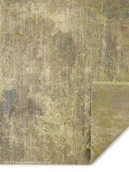 Emerald Abstract Green Rug - Thumbnail - 5