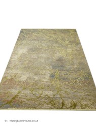 Emerald Abstract Green Rug - Thumbnail - 6