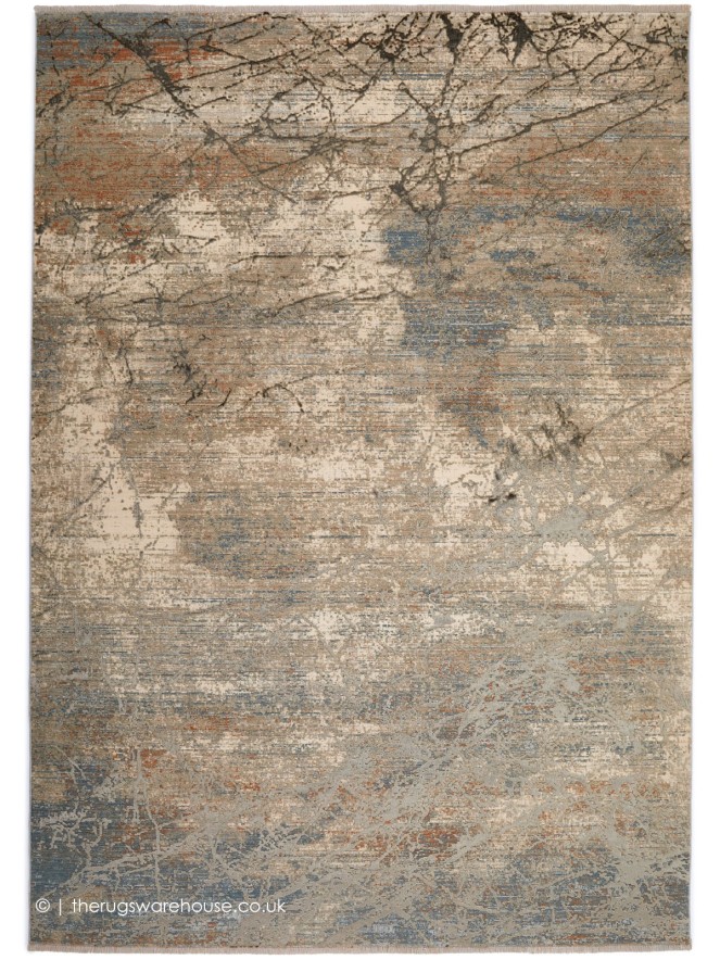 Emerald Abstract Mink Rug - 7