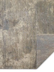 Emerald Abstract Mink Rug - Thumbnail - 5