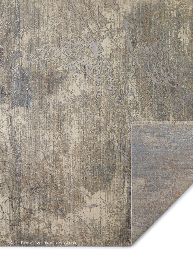 Emerald Abstract Mink Rug - 5