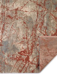 Emerald Abstract Orange Rug - Thumbnail - 5