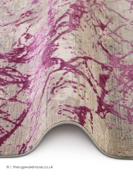 Emerald Abstract Pink Rug - Thumbnail - 4