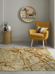 Emerald Abstract Yellow Rug - Thumbnail - 2