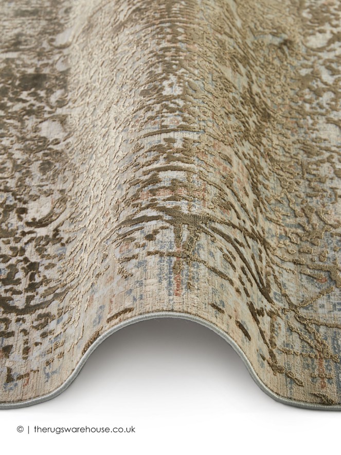 Emerald Vintage Mink Rug - 4