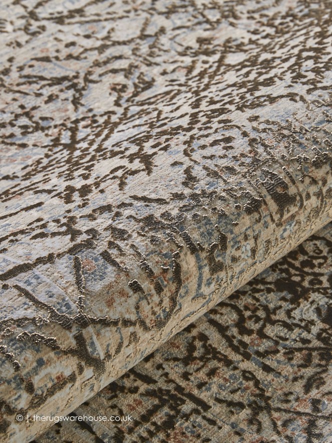 Emerald Vintage Mink Rug - 3