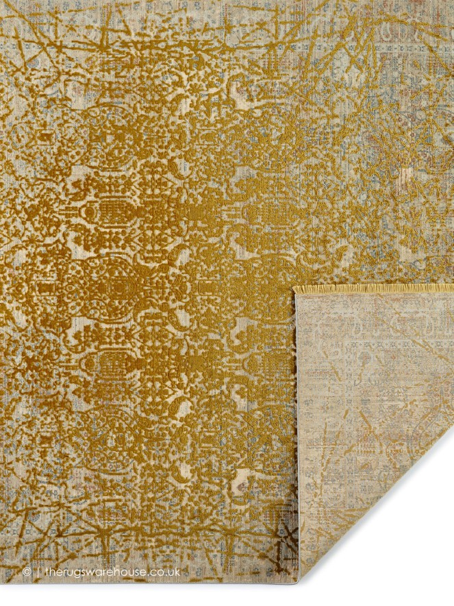 Emerald Vintage Yellow Rug - 5