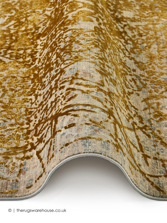 Emerald Vintage Yellow Rug - 4