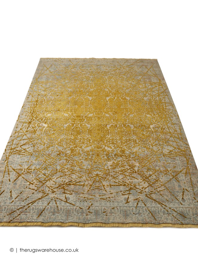Emerald Vintage Yellow Rug - 6