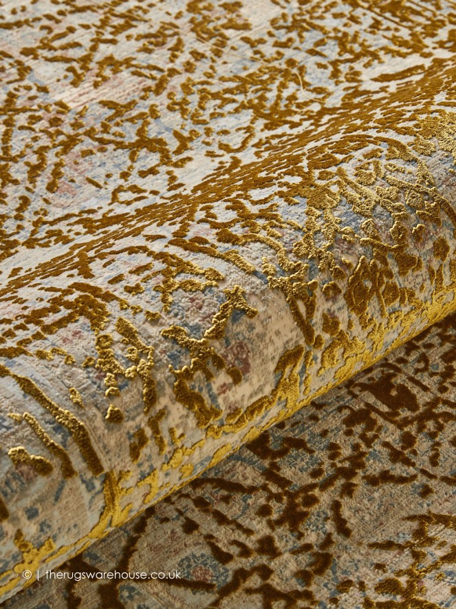 Emerald Vintage Yellow Rug - 3