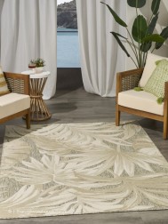 Aloha Leaves Ivory Sage Rug - Thumbnail - 2